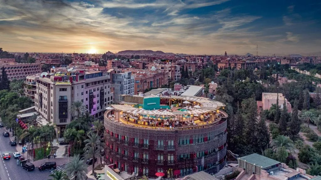 An artisan quarter in the Marrakech medina